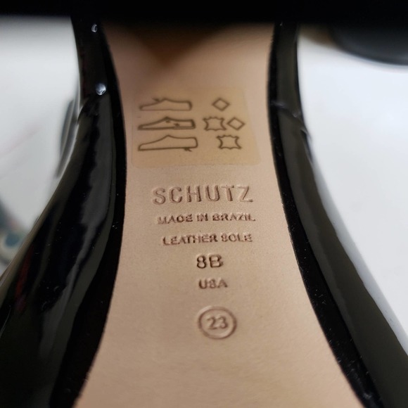 SCHUTZ Black Platform Heels - Picture 9 of 11
